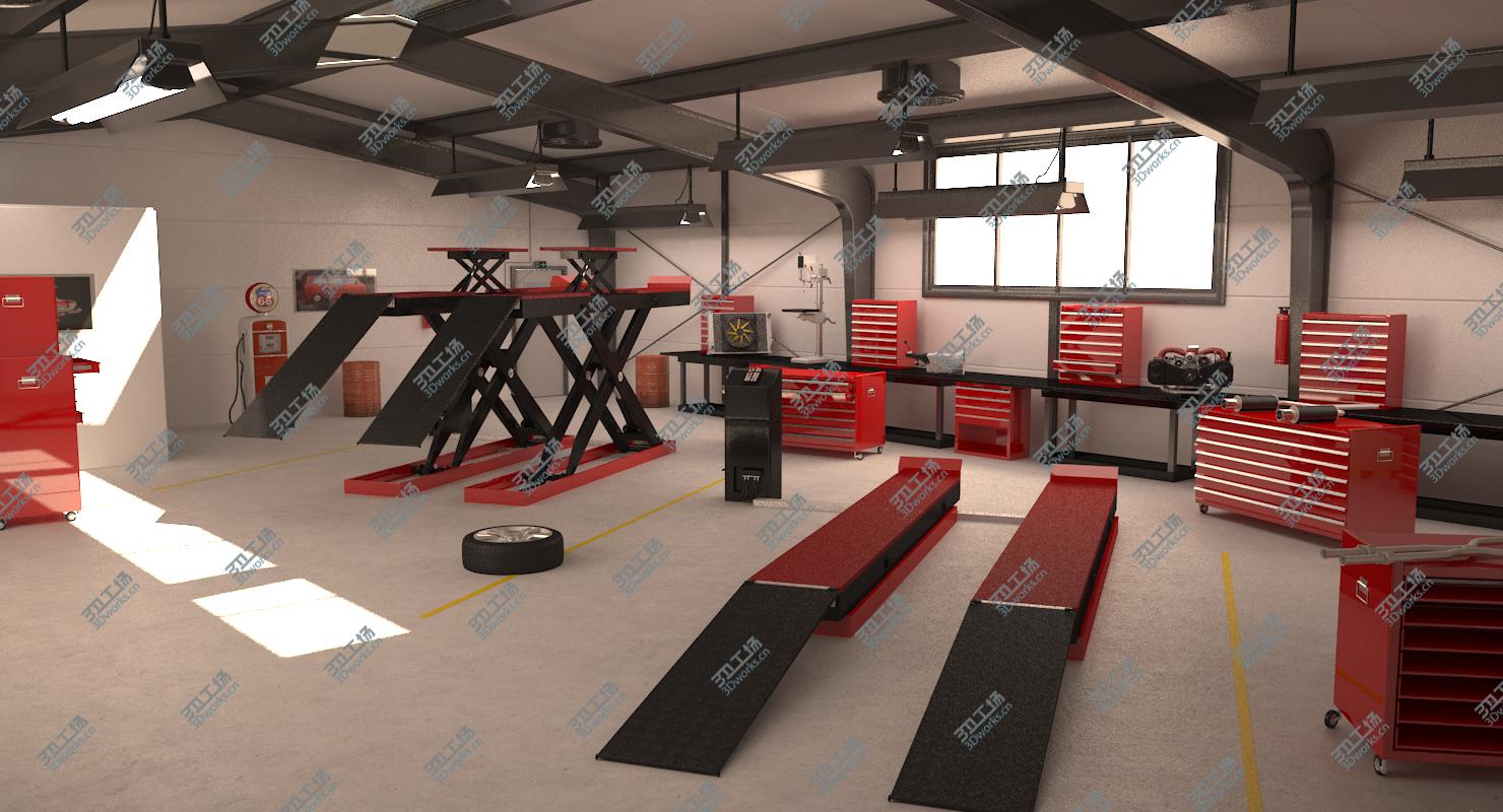 images/goods_img/2021040233/Automotive Workshop Interior 3D model/2.jpg